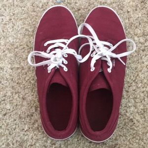 maroon vans